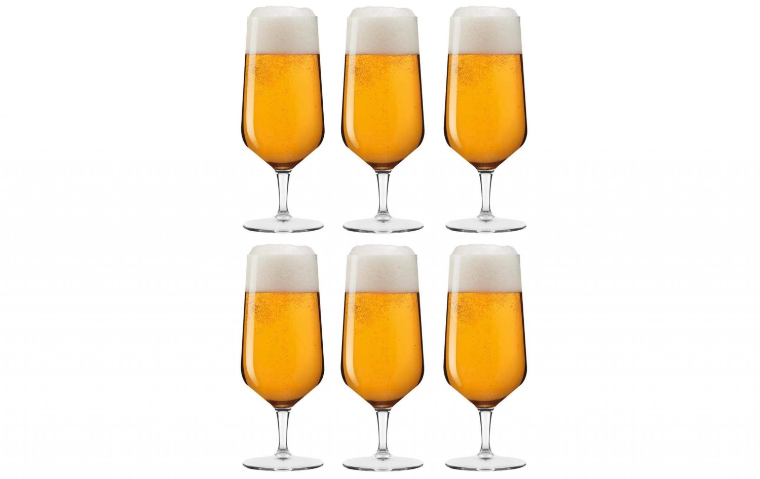 Leonardo Bierglas Puccini 330 Ml, 6 Stück, Transparent - Biergläser 1 Leonardo Bierglas Puccini 330 Ml, 6 Stück, Transparent - Biergläser