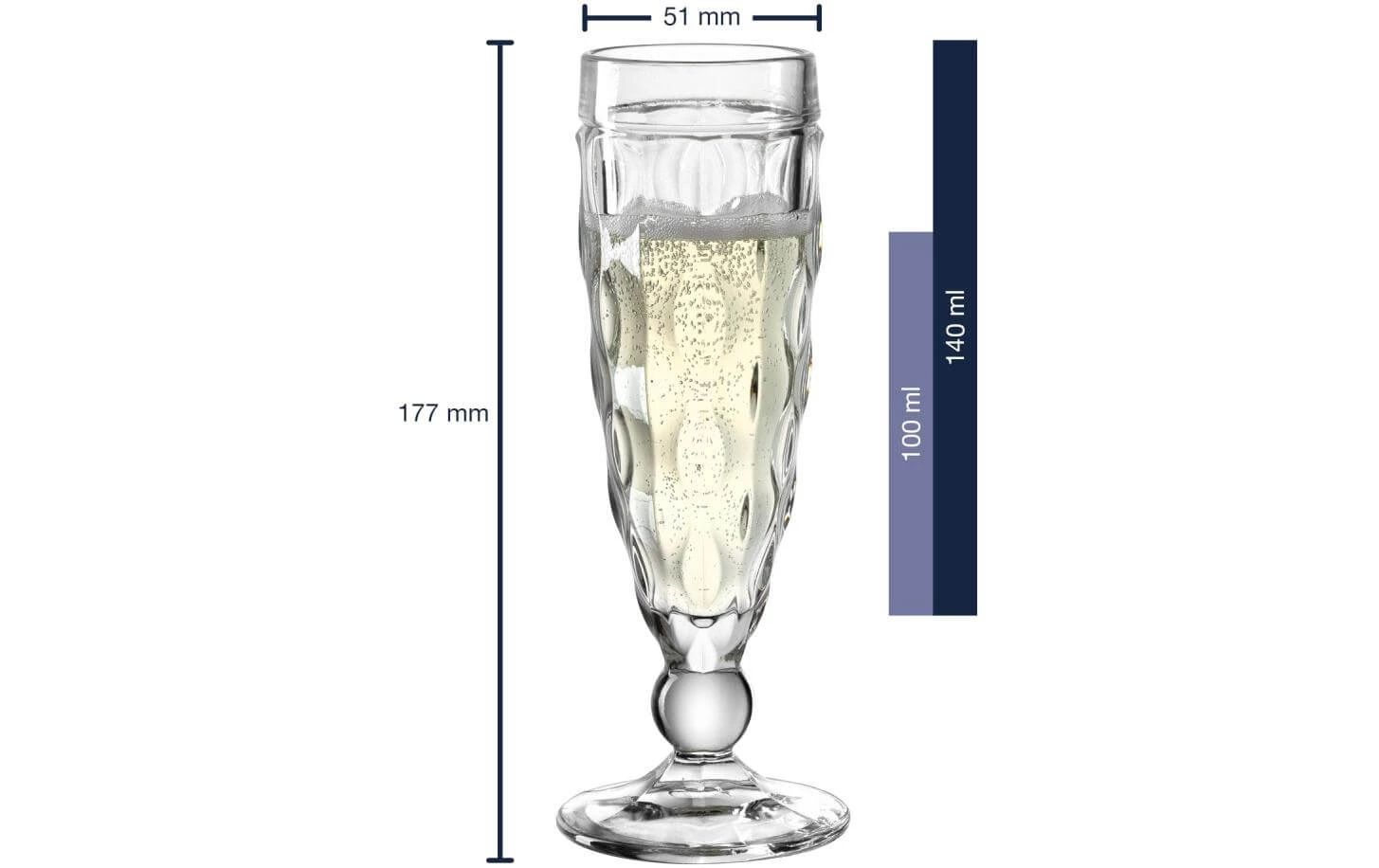 Leonardo Sektglas Brindisi 140 Ml, 6 Stück, Transparent - Sektgläser 3 Leonardo Sektglas Brindisi 140 Ml, 6 Stück, Transparent - Sektgläser – Bild 3