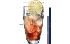 Leonardo Longdrinkglas Brindisi 370 Ml, 6 Stück, Transparent - Cocktailgläser -Gläser Verkaufsgeschäft 1186700 3 5