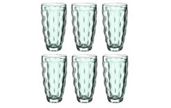 Leonardo Longdrinkglas Brindisi 370 Ml, 6 Stück, Grün - Cocktailgläser