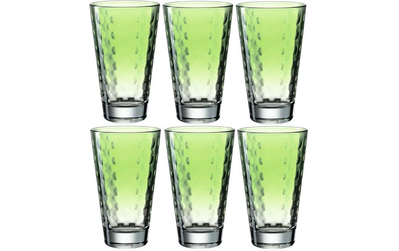 Leonardo Trinkglas Optic Pastell 300 Ml, 6 Stück, Grün - Trinkgläser 1 Leonardo Trinkglas Optic Pastell 300 Ml, 6 Stück, Grün - Trinkgläser