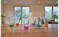 Leonardo Trinkglas Optic 300 Ml, 6 Stück, Grün - Trinkgläser -Gläser Verkaufsgeschäft 1204305 3 5