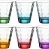 Leonardo Trinkglas Optic 215 Ml, 6 Stück, Mehrfarbig - Trinkgläser