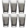 Leonardo Trinkglas Vario Struttura 280 Ml, 6 Stück, Grau - Trinkgläser