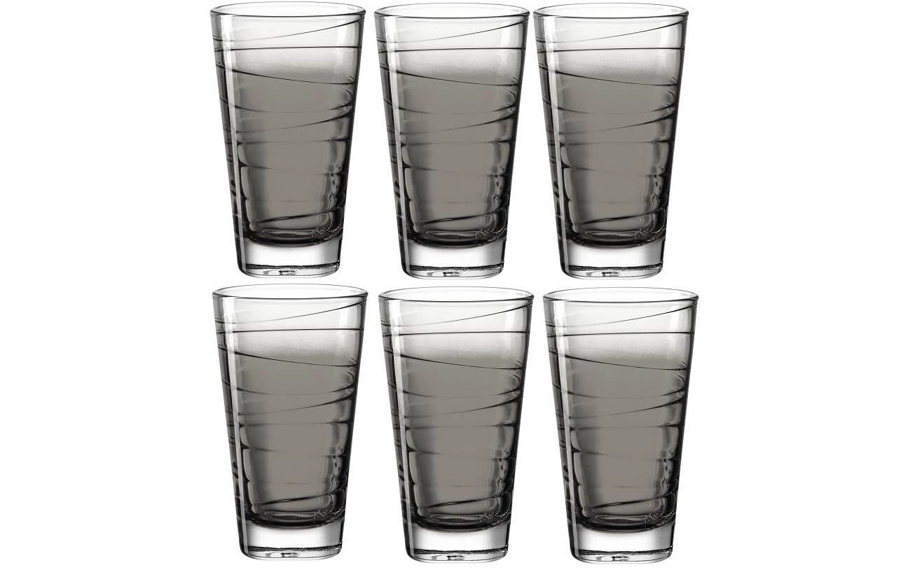 Leonardo Trinkglas Vario Struttura 280 Ml, 6 Stück, Grau - Trinkgläser 1 Leonardo Trinkglas Vario Struttura 280 Ml, 6 Stück, Grau - Trinkgläser