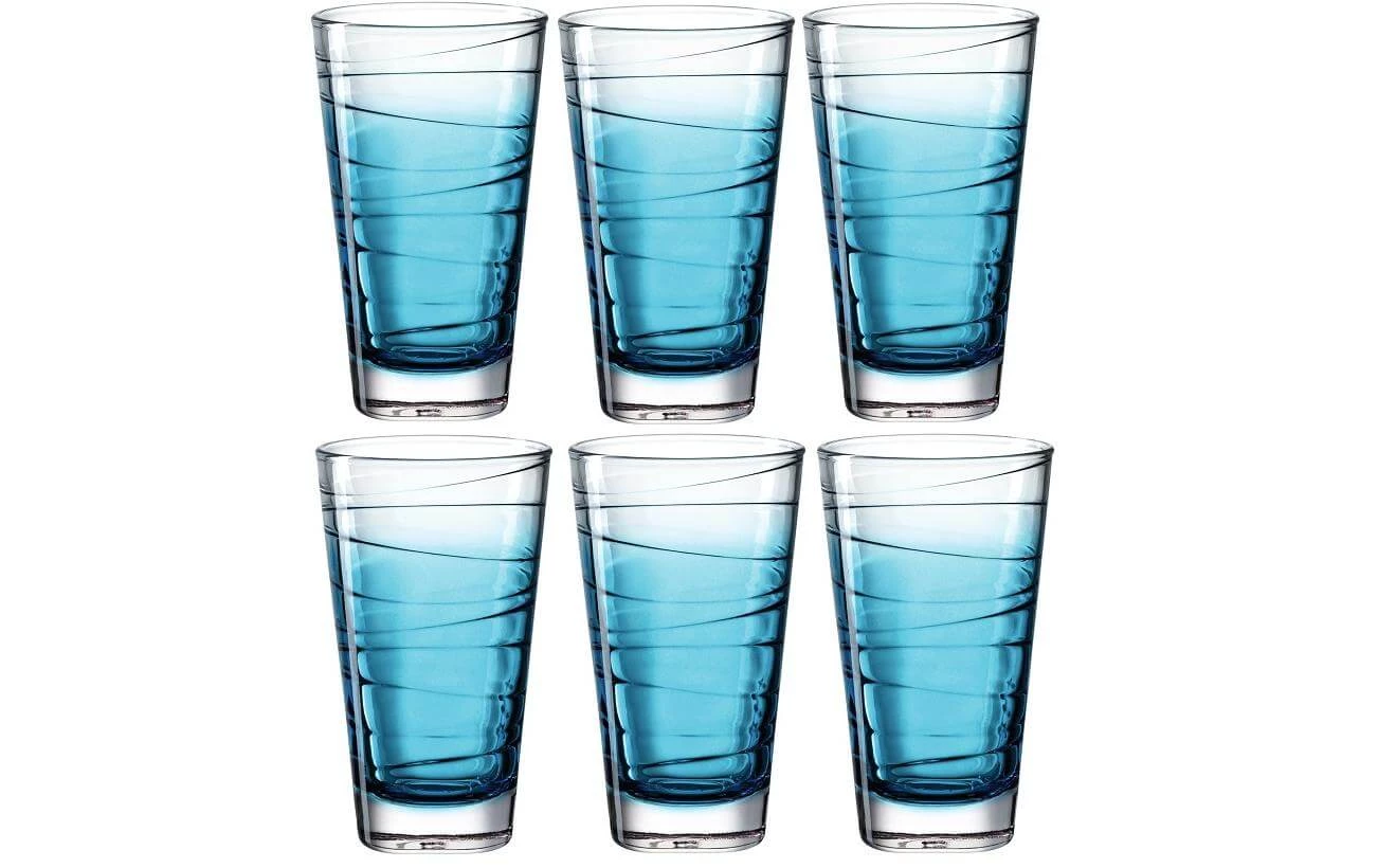 Leonardo Trinkglas Vario Struttura 280 Ml, 6 Stück, Blau - Trinkgläser 1 Leonardo Trinkglas Vario Struttura 280 Ml, 6 Stück, Blau - Trinkgläser