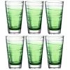 Leonardo Trinkglas Vario Struttura 280 Ml, 6 Stück, Grün - Trinkgläser