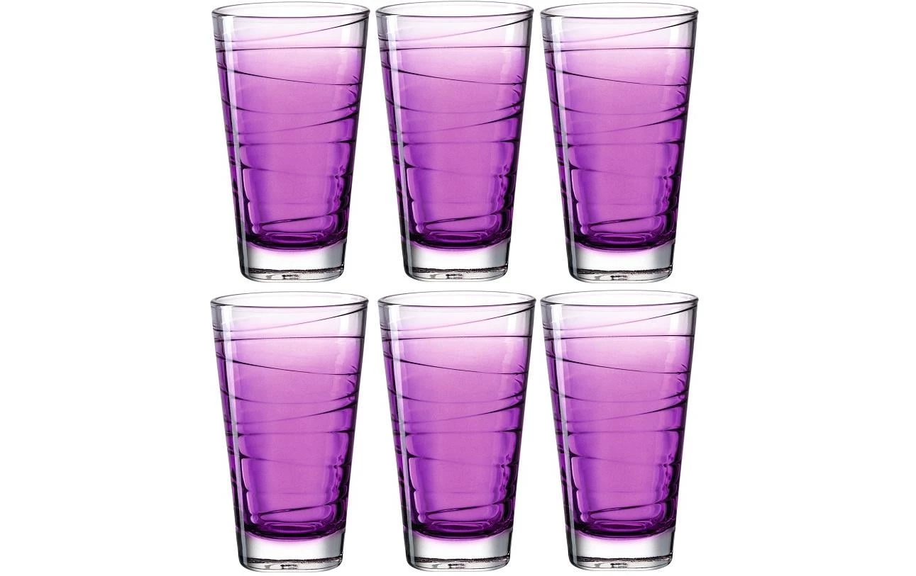 Leonardo Trinkglas Vario Struttura 280 Ml, 6 Stück, Violett - Trinkgläser 1 Leonardo Trinkglas Vario Struttura 280 Ml, 6 Stück, Violett - Trinkgläser