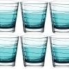 Leonardo Trinkglas Vario Struttura 250 Ml, 6 Stück, Hellblau - Trinkgläser