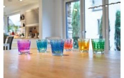 Leonardo Trinkglas Vario Struttura 280 Ml, 6 Stück, Mehrfarbig - Trinkgläser -Gläser Verkaufsgeschäft 1204332 2 5