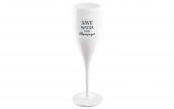 Koziol Sektglas Superglas Save Water Drink Champagne 100 Ml, 1 Stk - Sektgläser