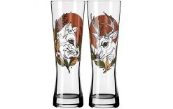 Ritzenhoff Bierglas Heldenfest No. 3 - Tobias Tietchen 607 Ml, 2 Stück - Biergläser