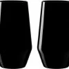 Leonardo Trinkglas Etna 365 Ml, 2 Stück, Schwarz - Trinkgläser