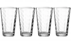 Leonardo Longdrinkglas Optic 540 Ml, 4 Stück, Transparent - Cocktailgläser