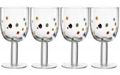 Leonardo Rotweinglas Fiori 460 Ml, 4 Stück, Transparent - Weingläser