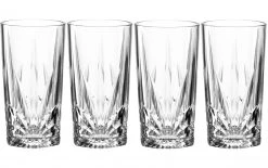 Leonardo Longdrinkglas Capri 390 Ml, 4 Stück, Transparent - Cocktailgläser