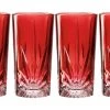 Leonardo Longdrinkglas Capri 390 Ml, 4 Stück, Rot - Cocktailgläser