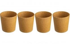 Koziol Trinkbecher Connect S 190 Ml, 4 Stück, Beige - Trinkgläser