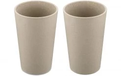 Koziol Trinkbecher Connect L 350 Ml, 2 Stück, Sand - Trinkgläser