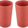 Koziol Trinkbecher Connect L 350 Ml, 2 Stück, Rot - Trinkgläser