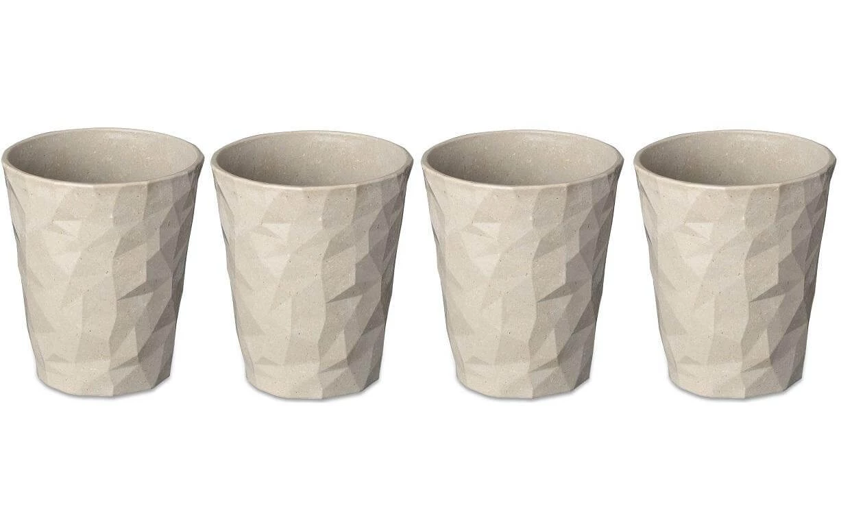 Koziol Trinkbecher Club No. 2 250 Ml, 4 Stück, Sand - Trinkgläser 1 Koziol Trinkbecher Club No. 2 250 Ml, 4 Stück, Sand - Trinkgläser