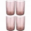 Bitz Trinkglas Kusintha 280 Ml, 4 Stück, Pink - Trinkgläser