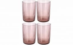 Bitz Trinkglas Kusintha 280 Ml, 4 Stück, Pink - Trinkgläser