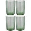 Bitz Trinkglas Kusintha 280 Ml, 4 Stück, Grün - Trinkgläser