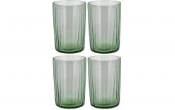 Bitz Trinkglas Kusintha 280 Ml, 4 Stück, Grün - Trinkgläser
