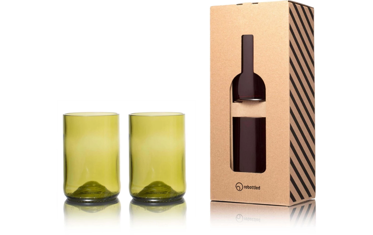 Rebottled Trinkglas 330 Ml, 2 Stück, Bernstein - Trinkgläser 2 Rebottled Trinkglas 330 Ml, 2 Stück, Bernstein - Trinkgläser – Bild 2