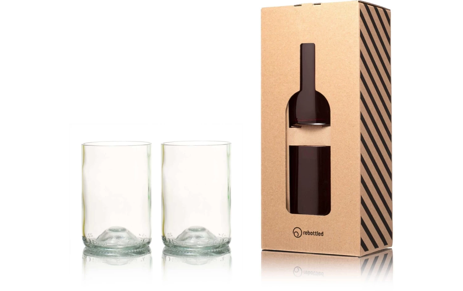 Rebottled Trinkglas 330 Ml, 2 Stück, Transparent - Trinkgläser 2 Rebottled Trinkglas 330 Ml, 2 Stück, Transparent - Trinkgläser – Bild 2