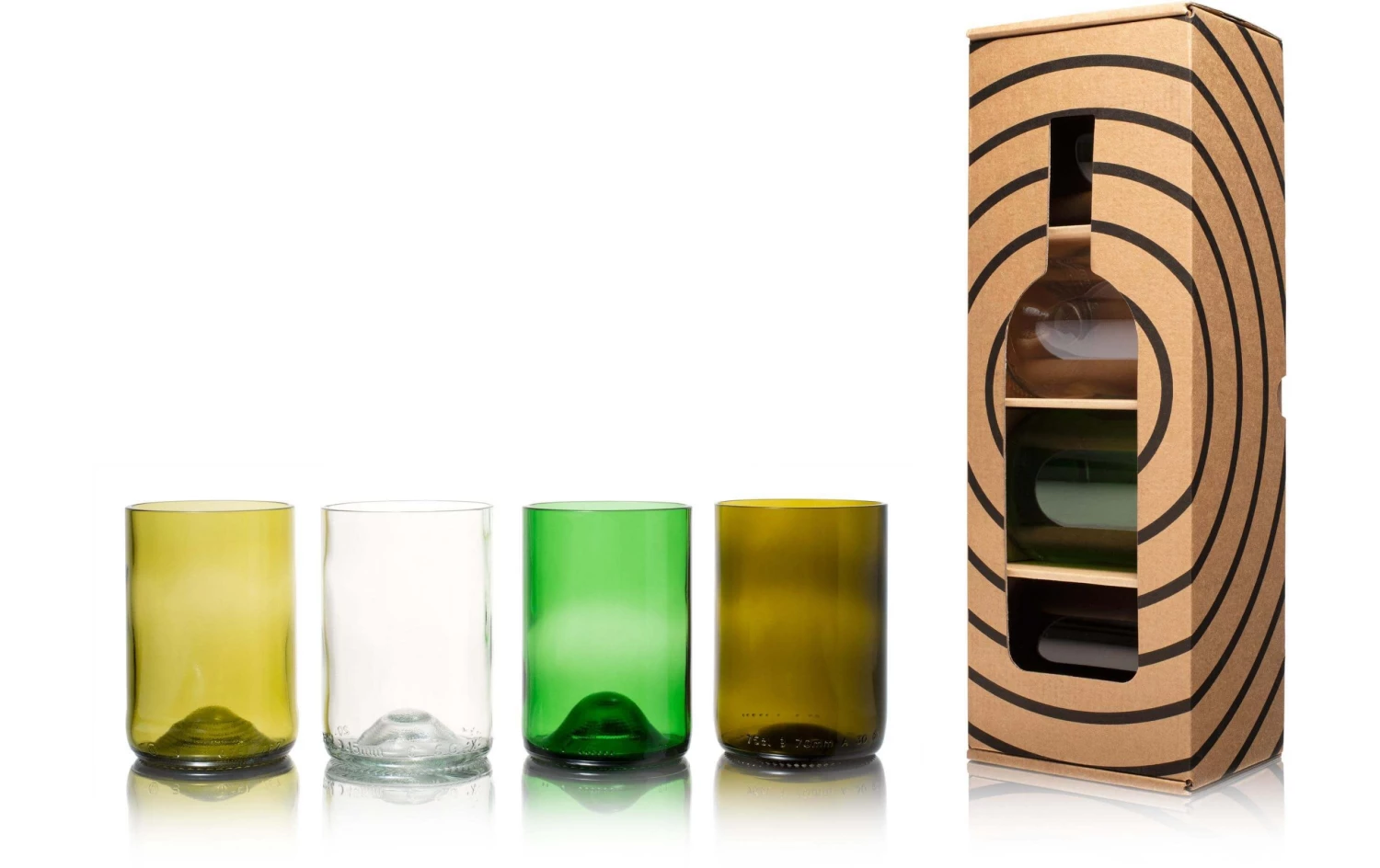 Rebottled Trinkglas 330 Ml, 4 Stück, Mehrfarbig - Trinkgläser 2 Rebottled Trinkglas 330 Ml, 4 Stück, Mehrfarbig - Trinkgläser – Bild 2