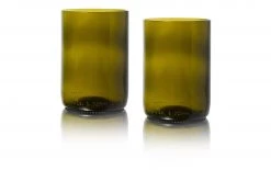 Rebottled Whiskyglas 230 Ml, 2 Stück, Olivgrün - Whiskygläser