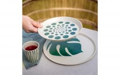 Koziol Trinkbecher Connect S Monstera 190 Ml, 4 Stück, Beige/Grün - Trinkgläser -Gläser Verkaufsgeschäft 1445235 3 5