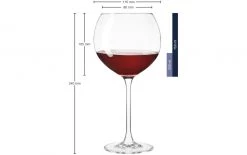 Leonardo Rotweinglas Cheers, Burgunderglas 750 Ml, 6 Stück - Weingläser -Gläser Verkaufsgeschäft 429820 3 5