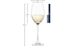 Leonardo Weissweinglas Cheers 400 Ml, 6 Stück, Transparent - Weingläser -Gläser Verkaufsgeschäft 429827 3 5