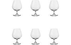 Leonardo Cognacglas Ciao 400 Ml, 6 Stück, Transparent - Cognac- & Brandy Gläser