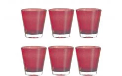 Leonardo Trinkglas Burano Viola 330 Ml, 6 Stück, Bordeaux - Trinkgläser