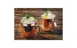 Paderno Cocktailbecher Moscow Mule Glatt, 500 Ml, 1 Stück, Kupfer - Cocktailgläser -Gläser Verkaufsgeschäft 738349 3 5