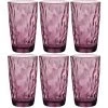 Bormioli Rocco Longdrinkglas Diamond 470 Ml, 6 Stück, Violett - Cocktailgläser
