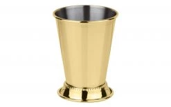 Paderno Cocktailbecher Mint Julep 380 Ml, 1 Stück, Gold - Cocktailgläser